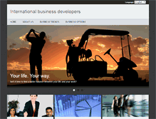 Tablet Screenshot of internationalbusinessdevelopers.com